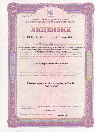 Лицензия, страница 1